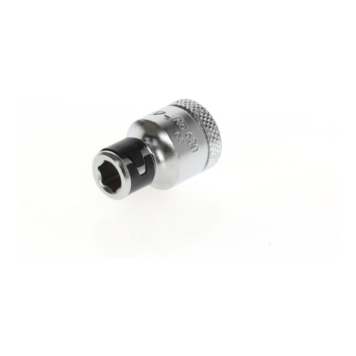 Gedore Bit-Adapter für 3/8" Knarre, Einfacher Bit-Wechsel, Passgenauer Halt, Silber