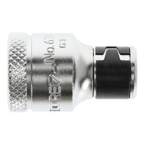 Gedore Bit-Adapter für 3/8" Knarre, Einfacher Bit-Wechsel, Passgenauer Halt, Silber