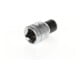 Gedore Bit-Adapter für 3/8" Knarre, Einfacher Bit-Wechsel, Passgenauer Halt, Silber