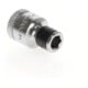 Gedore Bit-Adapter für 3/8" Knarre, Einfacher Bit-Wechsel, Passgenauer Halt, Silber