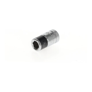 Gedore Bit-adapter voor 1/4" ratel, eenvoudige bitwissel, stevige grip, zilver