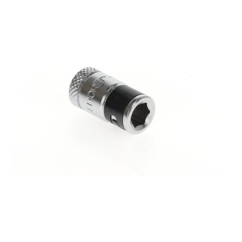 Gedore Bit-adapter voor 1/4" ratel, eenvoudige bitwissel, stevige grip, zilver