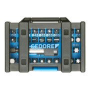 Gedore Bit-Box Allround, 32-delig, bitset met bithouder en schroevendraaierbits, 1/4", 6,3 mm, doe-het-zelver, 666-032-A-2
