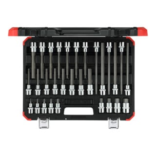 Gedore Bit-Satz, Schraubendreher-Einsatz-Set für Innensechskant-Schrauben, Schraubenzieher-Bits, Werkzeug, R68003030