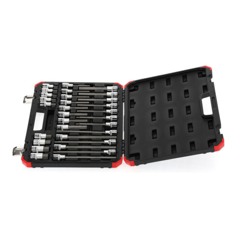 Gedore Bit-Satz, Schraubendreher-Einsatz-Set für Innensechskant-Schrauben, Schraubenzieher-Bits, Werkzeug, R68003030