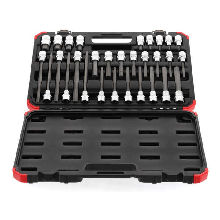 Gedore Bit-Satz, Schraubendreher-Einsatz-Set für Innensechskant-Schrauben, Schraubenzieher-Bits, Werkzeug, R68003030