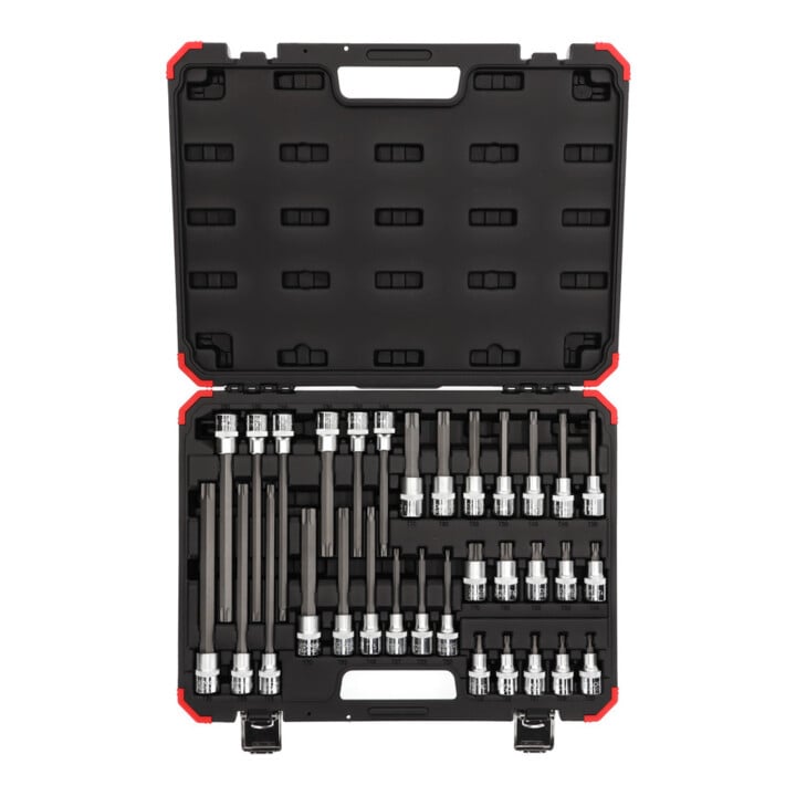 Gedore Bit-Satz, Schraubendreher-Einsatz-Set für TX-Schrauben, Schraubenzieher-Bits, Werkzeug, R68003032