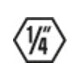 Gedore Bit-schroevendraaier 1/4"