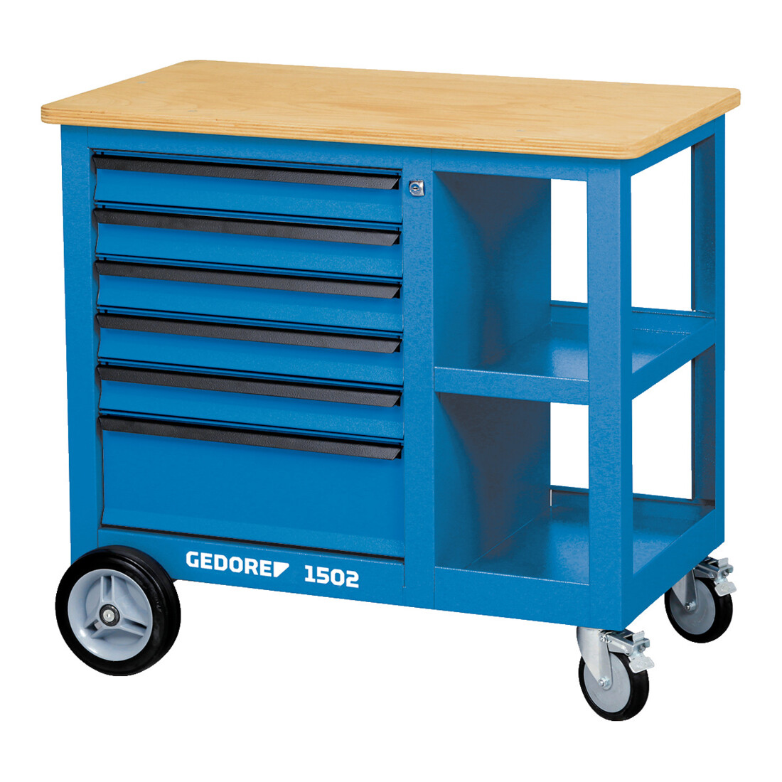 Gedore Carrello a banco e portautensili, dimensioni: h 875 x l 950 x profondità 550mm