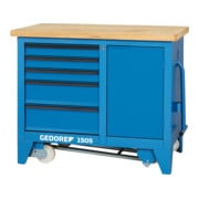 Gedore Carrello a banco e portautensili, dimensioni: h 900 x l 1100 x profondità 652mm-1