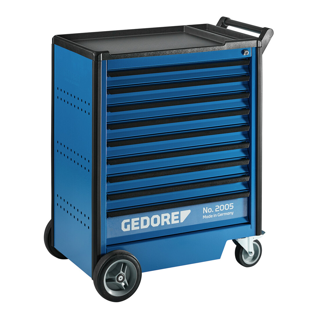 Gedore Carrello portautensili, con 9 cassetti (l 640 x profondità 400mm)