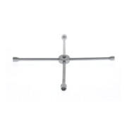 Gedore Chiave a croce, per auto/camion, SW 17 x 19 x 21 x 24 mm, chiave ruote, cambio pneumatici auto, utensile, 28 PR-1