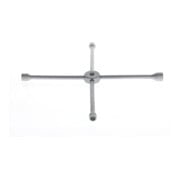 Gedore Chiave a croce, per auto/camion, SW 17 x 19 x 21 x 24 mm, chiave ruote, cambio pneumatici auto, utensile, 28 PR-2