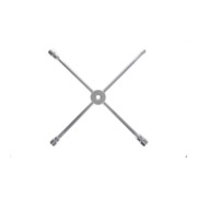 Gedore Chiave a croce per autocarri 28 LRV, apertura 27x30x32x3/4"-4