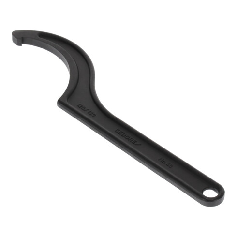 Gedore Chiave a gancio con naso per dadi a scanalatura, SW 120-130 mm, Ø punta 5 mm, chiave inglese, 40 120-130