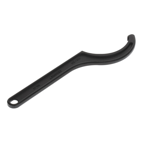 Gedore Chiave a gancio con naso per dadi a scanalatura, SW 120-130 mm, Ø punta 5 mm, chiave inglese, 40 120-130