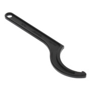 Gedore Chiave a gancio con naso per dadi a scanalatura, SW 120-130 mm, Ø punta 5 mm, chiave inglese, 40 120-130-5