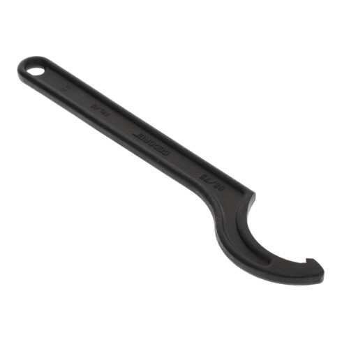 Gedore Chiave a gancio con naso per dadi a scanalatura, SW 68-75 mm, Ø punta 5 mm, chiave inglese, 40 68-75