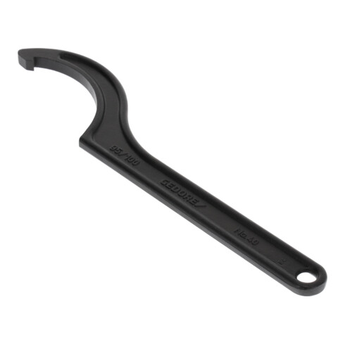 Gedore Chiave a gancio con naso, per dadi a scanalatura, SW 95-100 mm, Ø punta 5 mm, chiave inglese, 40 95-100