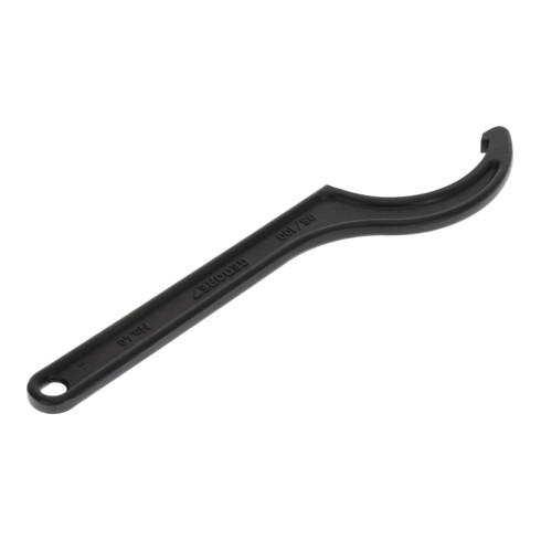 Gedore Chiave a gancio con naso, per dadi a scanalatura, SW 95-100 mm, Ø punta 5 mm, chiave inglese, 40 95-100