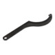 Gedore Chiave a gancio con perno, per dadi a foro incrociato, SW 205-220 mm, punta Ø 8 mm, chiave inglese, 40 Z 205-220-4