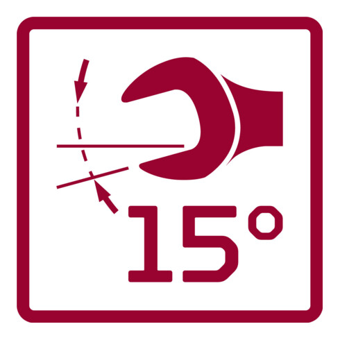 Gedore Chiave a rullino con cricchetto L.30 mm 205 mm