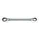 Gedore Clé à cliquet double anneau droite SW10x11 mm