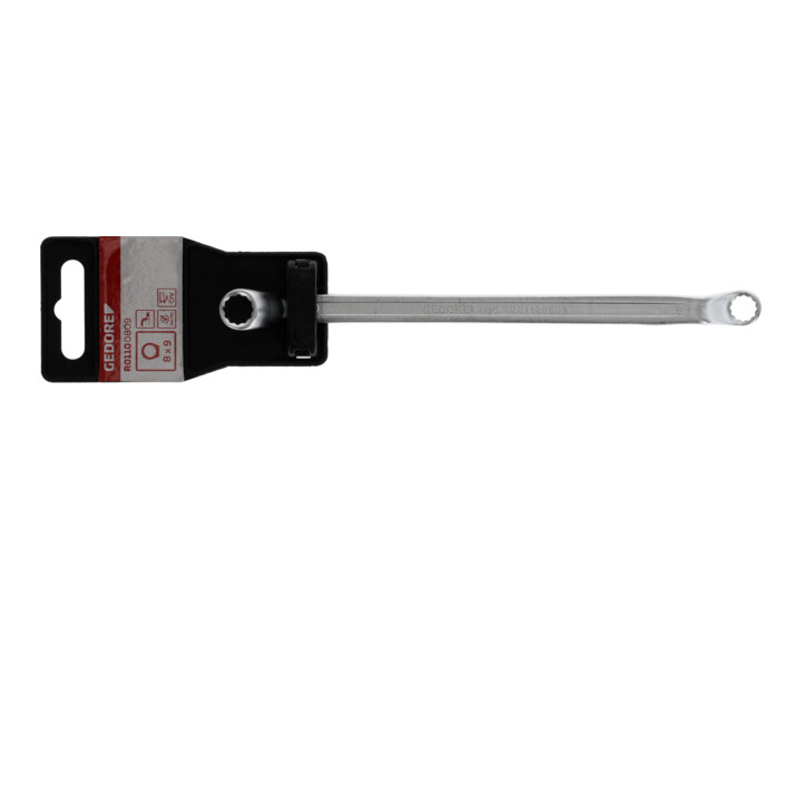 Gedore Clé à double anneau SW8x9 mm 185 mm