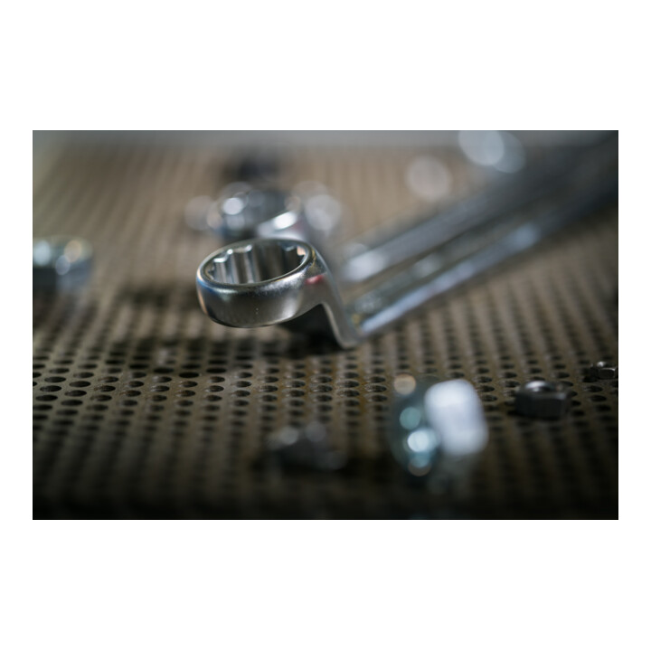 Gedore Clé à double anneau SW8x9 mm 185 mm