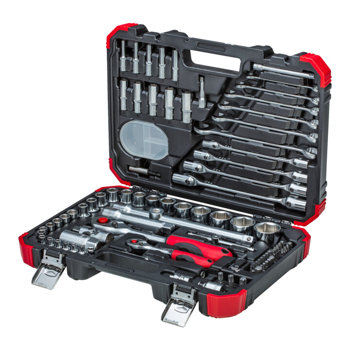 Gedore Clé à douille rouge jeu 1/4+1/2 92 pcs