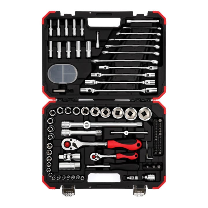 Gedore Clé à douille rouge jeu 1/4+1/2 92 pcs