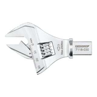 Gedore Clé à fourche emmanchable 14x18 réglable 10-41 mm