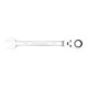 Gedore Clé à molette à cliquet articulée SW13 mm 180 mm