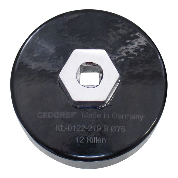 Gedore Clé de filtre à huile alu SW76 gainée
