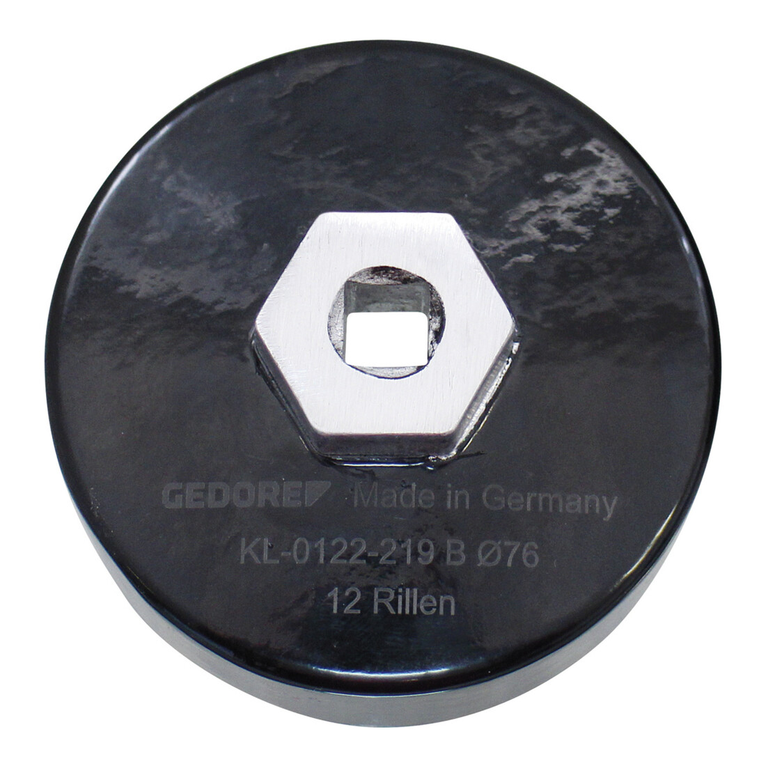 Gedore Clé de filtre à huile alu SW76 gainée