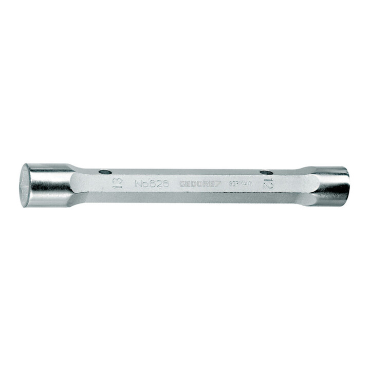Gedore Clé plate 18 x 19 mm en acier vanadium chromé
