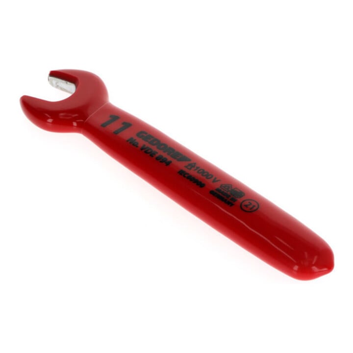 Gedore Clé plate à œil VDE 11 mm rouge/jaune isolée 1000 V