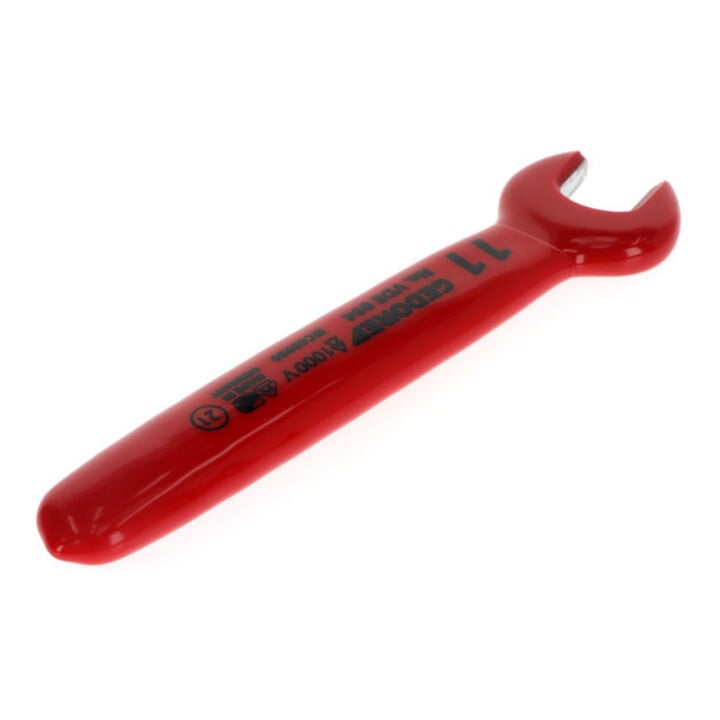 Gedore Clé plate à œil VDE 11 mm rouge/jaune isolée 1000 V