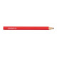 Gedore Crayon de charpentier 75 mm ovale rouge 12 pièces-1