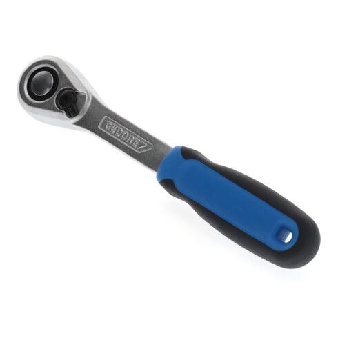 Gedore Cricchetto reversibile, 3/8", attacco 10 mm, angolo ritorno 6°, lunghezza 200 mm, impugnatura 2K, 3093 U-20