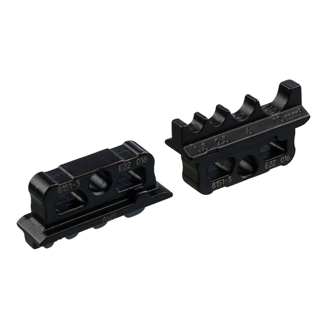 Gedore Crimpeinsatz-Set unisolierte Quetschverbinder