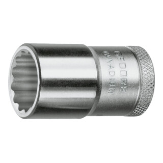 Gedore 1/2" 12-kant steekdop (inch)