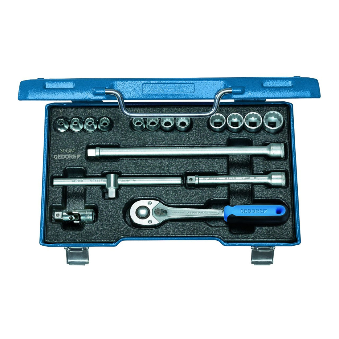 Gedore D 30 GMU-10 Steckschlüssel-Satz 3/8" 17-teilig UD-Profil 6-19 mm