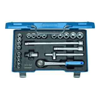 Gedore D 30 HMU-10 Steckschlüssel-Satz 3/8" 22-teilig UD-Profil 6-22 mm
