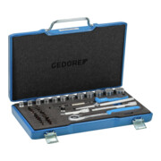 Gedore D 30 KMU-20 Steckschlüssel-Satz 3/8" 40-teilig IN-IS-PH-PZ-TX-XZN-2
