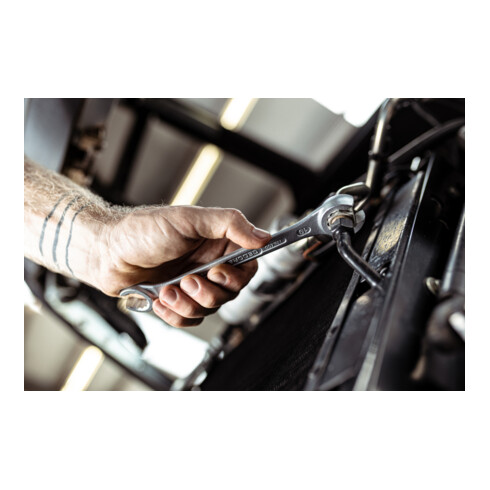 Gedore Doppelringschlüssel 400 MM, offen (metrisch)