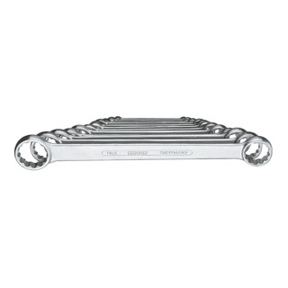Gedore Doppelringschlüssel-Satz 12-teilig 6-32 mm, flache Ausführung