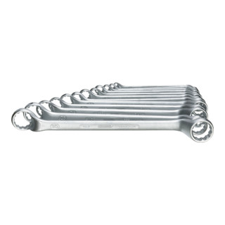 Gedore Doppelringschlüssel-Satz 12-teilig, 6-32 mm, tief gekröpft