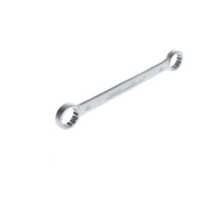 Gedore Doppelringschlüssel, SW 24+26 mm, gerade, flach, dünn, 12-kant, UD-Profil, Schraubenschlüssel, 4 24X26