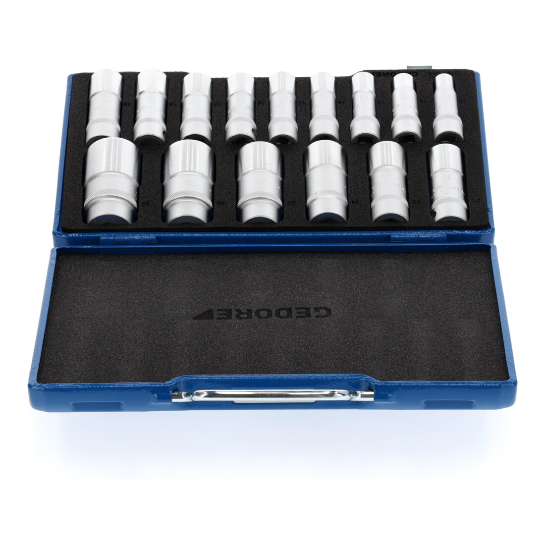 Gedore dopsleutelset 1/2" 15-delig UD 10-32 mm